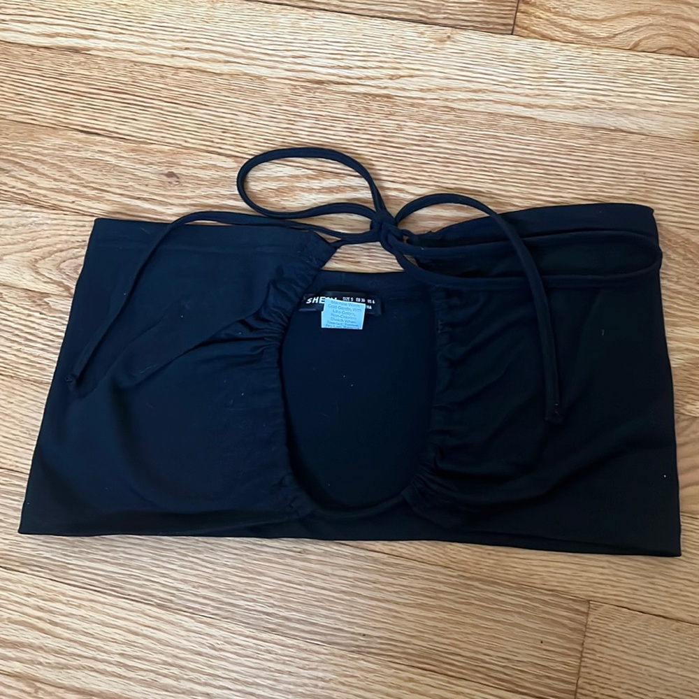 size small - shein - front tie - crop top